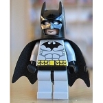 Minifig bat001 : Batman (Costume gris-bleu clair, cagoule noire)