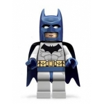 Minifig bat022 : Batman (Costume gris-bleu clair, cagoule bleu foncé)