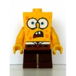 Minifig bob007 : Bob l'éponge (regard choqué)