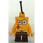 Minifig bob008 : Bob l'éponge (tire la langue)