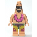 Minifig bob037 : Patrick (collier de fleurs roses) (3818)