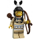 Minifig col001 : Le chasseur de tribu (Indien)