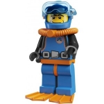 Minifig col015 : Le plongeur