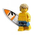 Minifig col031 : Le surfeur