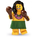 Minifig col033 : La danseuse de hula
