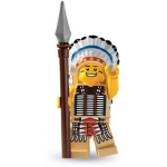 Minifig col034 : Le chef de tribu