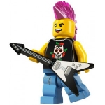 Minifig col052 : Le rockeur punk