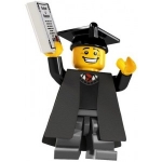 Minifig col065 : L'étudiant diplômé