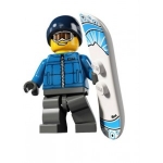 Minifig col080 : Le snowboardeur