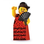 Minifig col086 : La danseuse de flamenco