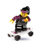 Minifig col092 : La skateuse