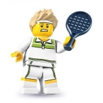 Minifig col105 : Le champion de tennis