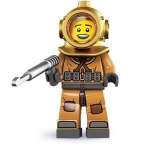Minifig col118 : Le plongeur