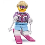 Minifig col119 : La championne de ski