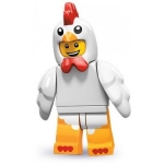 Minifig col135 : L'homme déguisé en poulet