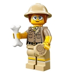 Minifig col200 : La Paléontologue