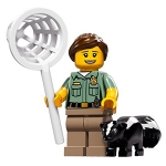 Minifig col235 : L'agent de contrôle des animaux