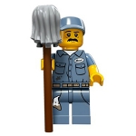 Minifig col236 : Le nettoyeur