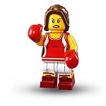 Minifig col251 : La championne de boxe