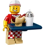 Minifig col291 : Vendeur de hot-dogs