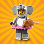 Minifig col312 : La fille déguisée en éléphant