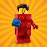 Minifig col313 : L'homme déguisé en brique LEGO