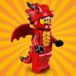 Minifig col318 : L'homme déguisé en dragon