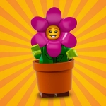 Minifig col325 : La fille pot de fleur
