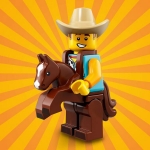 Minifig col326 : L'homme en costume de cow-boy