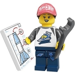 Minifig col363 : La fan de l’espace