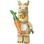 Minifig col364 : La fille en costume de lama