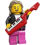 Minifig col371 : Le musicien des années 80