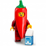 Minifig col387 : La fan déguisée en piment