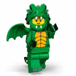 Minifig col409 : Le costume de dragon vert