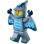 Minifig col454 : La fan déguisée en ptérodactyle
