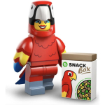 Minifig col472 : Le fan déguisé en perroquet