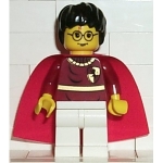 Minifig hp019 : Harry Potter (uniforme de Quidditch rouge foncé)