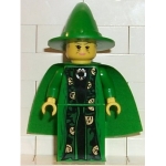 Minifig hp022 : Professeur McGonagall (robe et cape vertes)