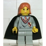 Minifig hp030 : Ginny Weasley (pull avec blason Gryffondor, jambes gris clair)