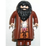 Minifig hp061 : Hagrid (manteau rouge foncé, peau claire)