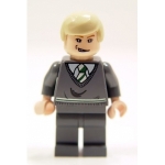 Minifig hp085 : Drago Malefoy (pull gris bleuté foncé, petit sourire)