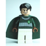 Minifig hp107 : Marcus Flint (uniforme de Quidditch vert foncé et blanc)