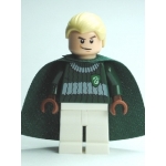Minifig hp108 : Drago Malefoy (uniforme de Quidditch vert foncé et blanc)