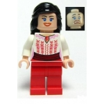 Minifig iaj036 : Marion Ravenwood (tenue rouge et blanche du Caire) (7195)