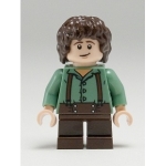 Minifig lor002 : Frodon Sacquet (chemise verte)