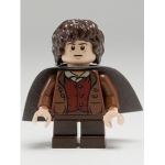 Minifig lor003 : Frodon Sacquet (cape gris bleuté clair)