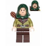 Minifig lor026 : Garde elfe de Mirkwood (avec capuche)