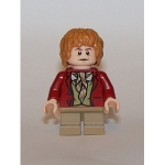 Minifig lor030 : Bilbon Sacquet (manteau rouge foncé)