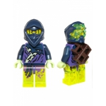 Minifig njo144 : Ninja fantôme Hackler /  Yokai (avec fourreau)