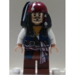 Minifig poc001 : Capitaine Jack Sparrow
